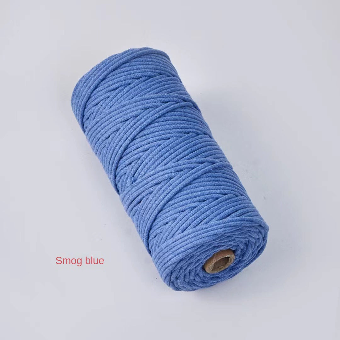 3mm Color Core Cotton Rope Decorative String for DIY Bags, Clothing, Tags, and Craft Projects