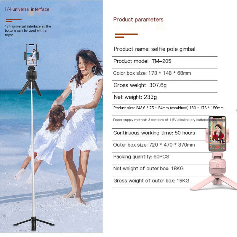 360° Smart Rotating Phone Stand with Face Tracking