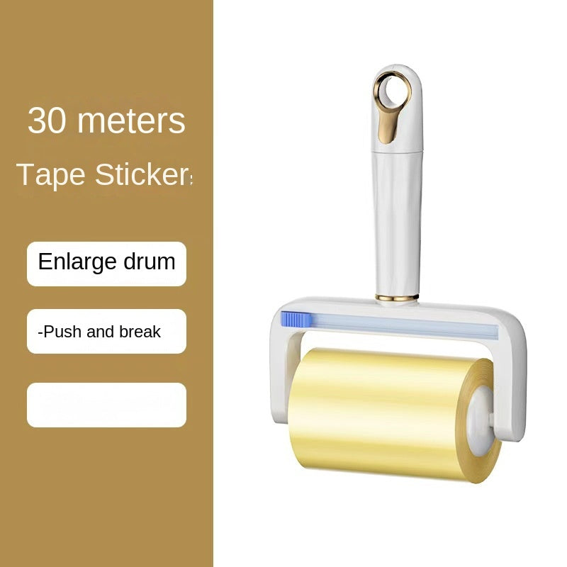 Roller Lint Remover with Reversible Adhesive Tape, Wide Pet Hair Remover Roller, Hair Removal Tool