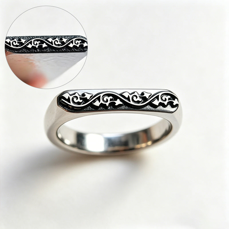 Delicate Lace Edge Metal Stamp | Jewelry Maker’s Hole Punch for Custom Ring & Bracelet Marking | Romantic Floral Texture Tool
