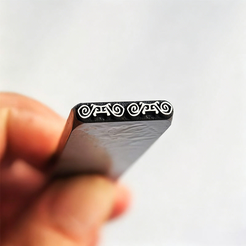 Delicate Lace Edge Metal Stamp | Jewelry Maker’s Hole Punch for Custom Ring & Bracelet Marking | Romantic Floral Texture Tool