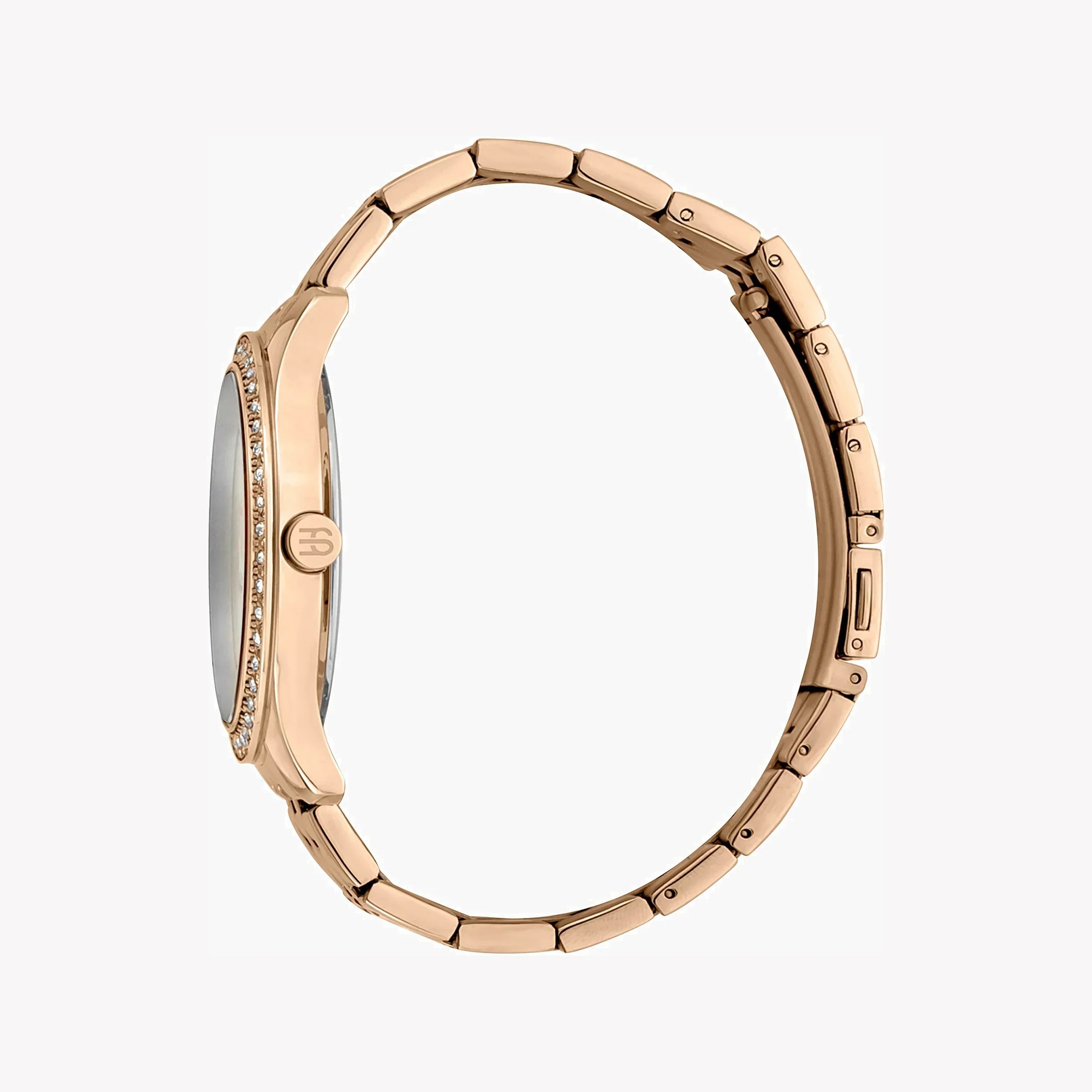 Esprit Women's Rose Gold Stainless Steel Watch, Silver Dial | Es1l162m0045