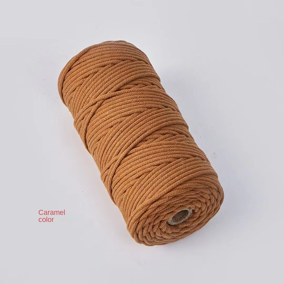 3mm Color Core Cotton Rope Decorative String for DIY Bags, Clothing, Tags, and Craft Projects