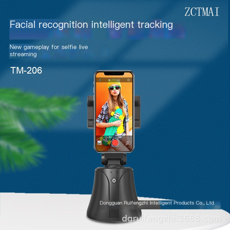 360° Smart Rotating Phone Stand with Face Tracking