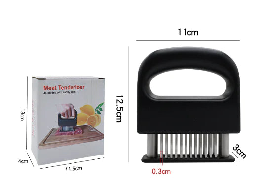 48-Blade Stainless Steel Tenderizer Hammer