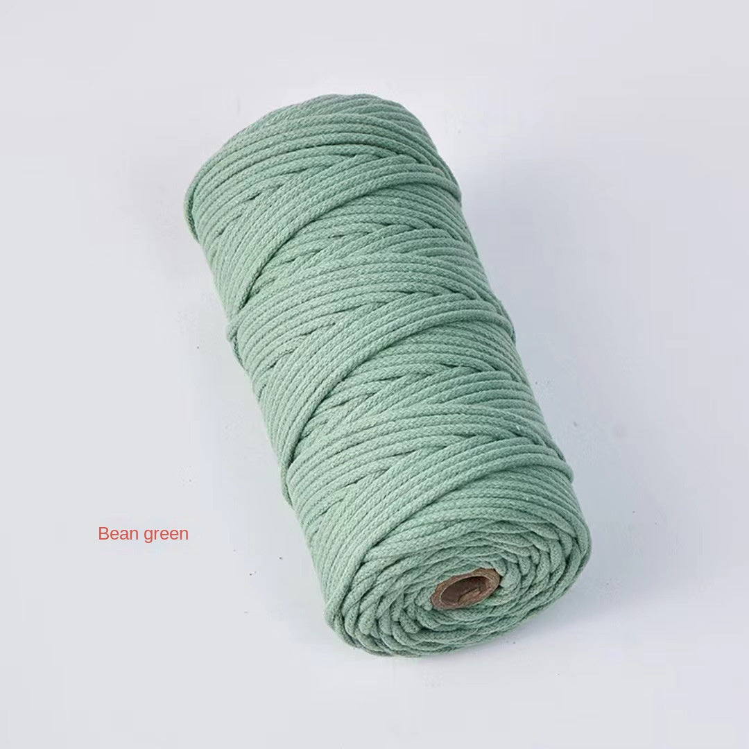 3mm Color Core Cotton Rope Decorative String for DIY Bags, Clothing, Tags, and Craft Projects