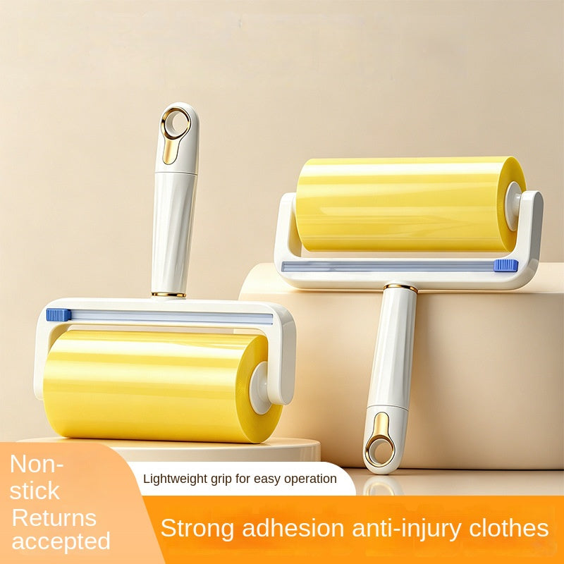 Roller Lint Remover with Reversible Adhesive Tape, Wide Pet Hair Remover Roller, Hair Removal Tool