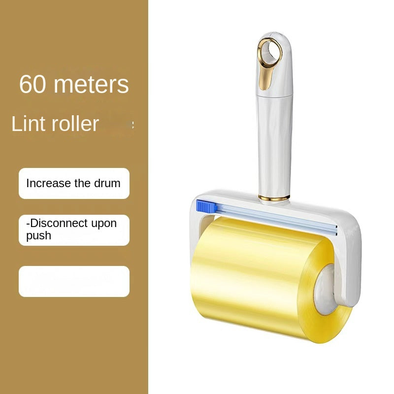 Roller Lint Remover with Reversible Adhesive Tape, Wide Pet Hair Remover Roller, Hair Removal Tool