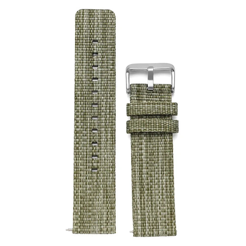 18mm 20mm 22mm Universal Bracelet Sports Nylon Watch Band Canvas Smart Watch Strap Soft Fabric Wristbelt w Quick Release Pins