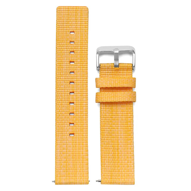 18mm 20mm 22mm Universal Bracelet Sports Nylon Watch Band Canvas Smart Watch Strap Soft Fabric Wristbelt w Quick Release Pins
