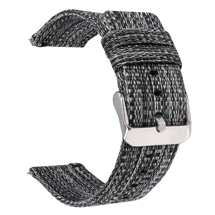 18mm 20mm 22mm Universal Bracelet Sports Nylon Watch Band Canvas Smart Watch Strap Soft Fabric Wristbelt w Quick Release Pins