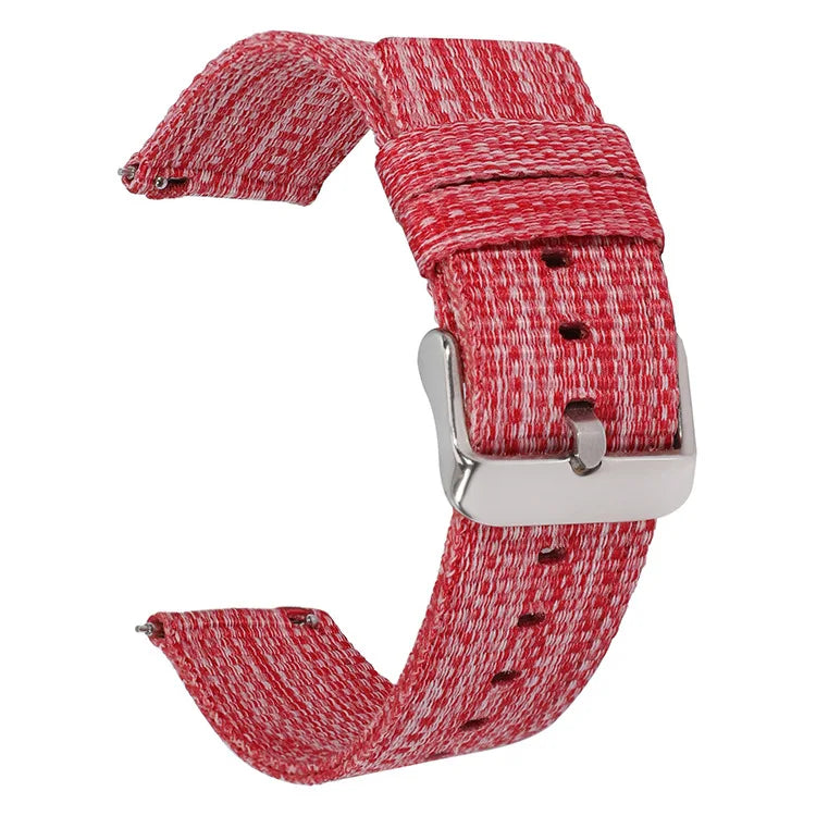 18mm 20mm 22mm Universal Bracelet Sports Nylon Watch Band Canvas Smart Watch Strap Soft Fabric Wristbelt w Quick Release Pins