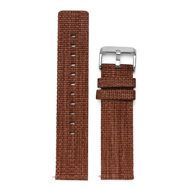 18mm 20mm 22mm Universal Bracelet Sports Nylon Watch Band Canvas Smart Watch Strap Soft Fabric Wristbelt w Quick Release Pins