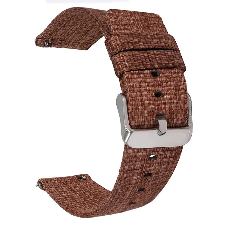 18mm 20mm 22mm Universal Bracelet Sports Nylon Watch Band Canvas Smart Watch Strap Soft Fabric Wristbelt w Quick Release Pins