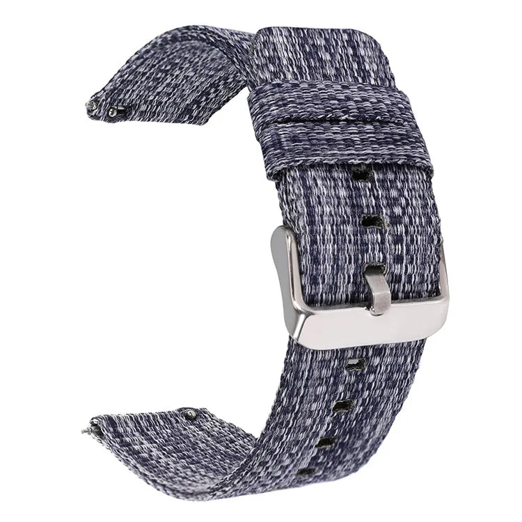 18mm 20mm 22mm Universal Bracelet Sports Nylon Watch Band Canvas Smart Watch Strap Soft Fabric Wristbelt w Quick Release Pins