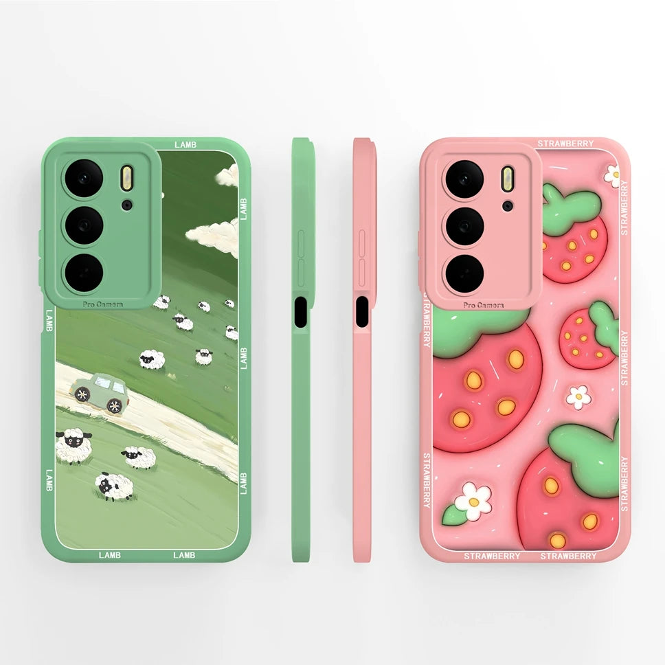 Phone Case For Realme C75 4G Creative Style Silicone Painted Anti Drop Protective Cover For Oppo RealmeC75 C 75 Fundas Capa