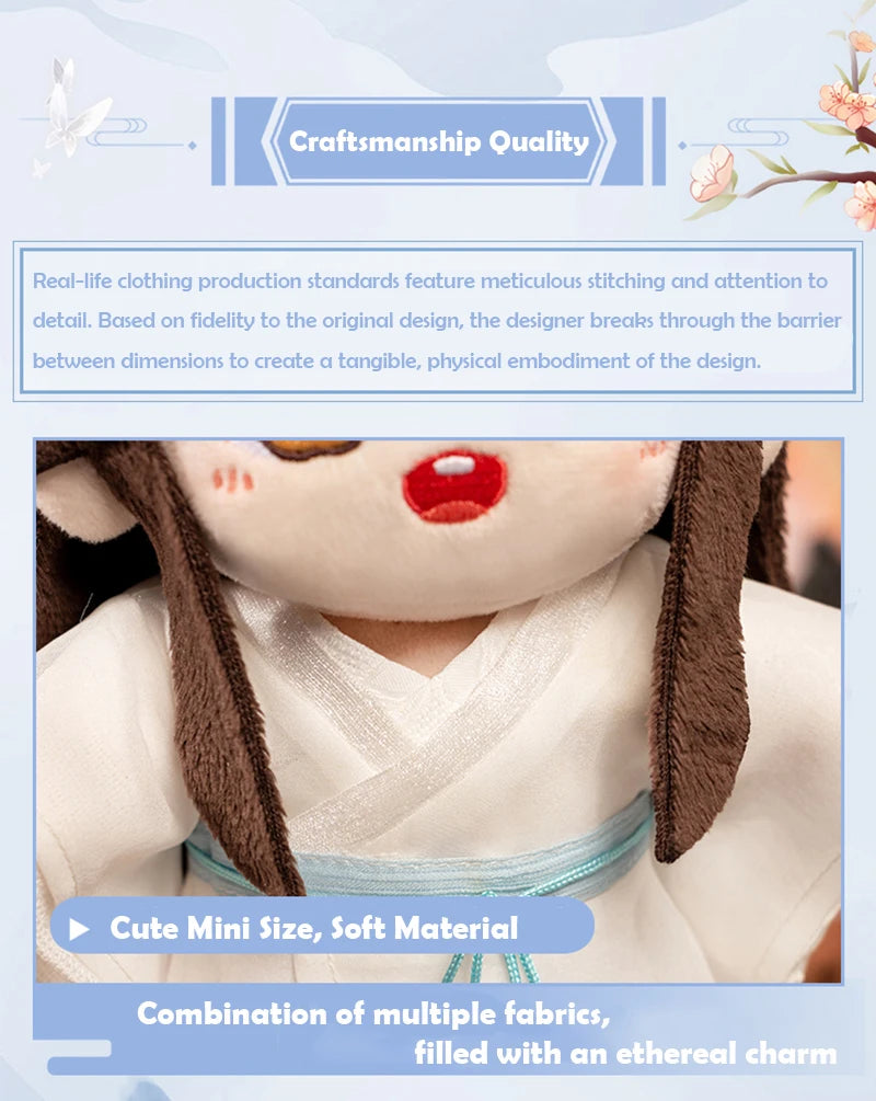 TGCF Plush Xie Lian And Hua Cheng 20cm Dress Up Toy Plush Doll