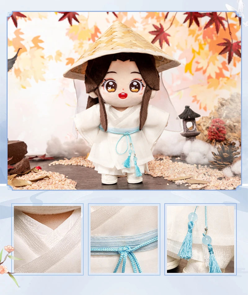 TGCF Plush Xie Lian And Hua Cheng 20cm Dress Up Toy Plush Doll