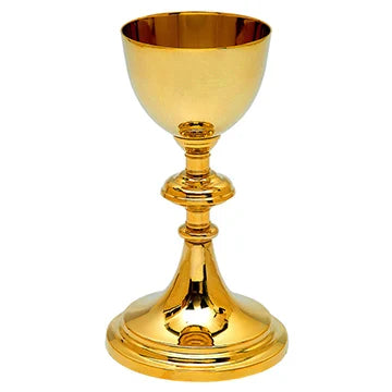 Solid Brass Chalice for Church | Polished Gold Finish Communion Cup – DOUBLE VEE EXPORTS
