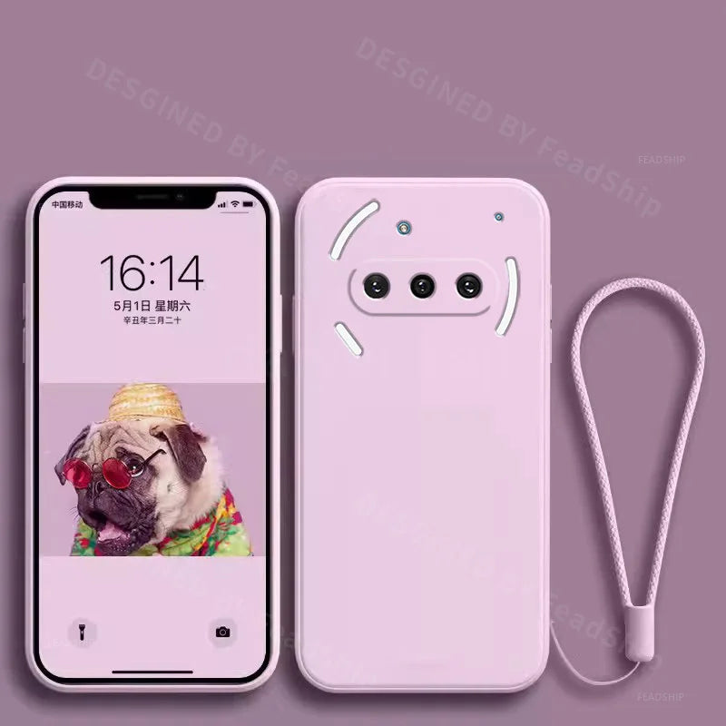 Liquid Silicone Case For Nothing Phone 3A Pro Phone Case Nothing 3A Phone Protective Soft Cover with Screen Film