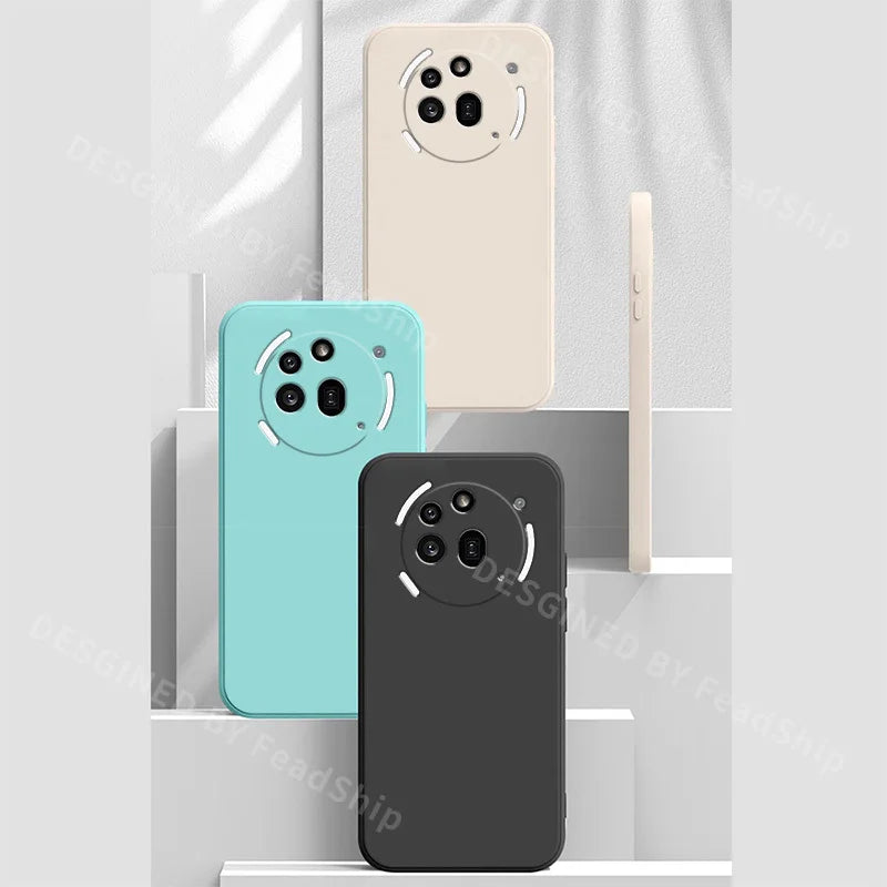 Liquid Silicone Case For Nothing Phone 3A Pro Phone Case Nothing 3A Phone Protective Soft Cover with Screen Film