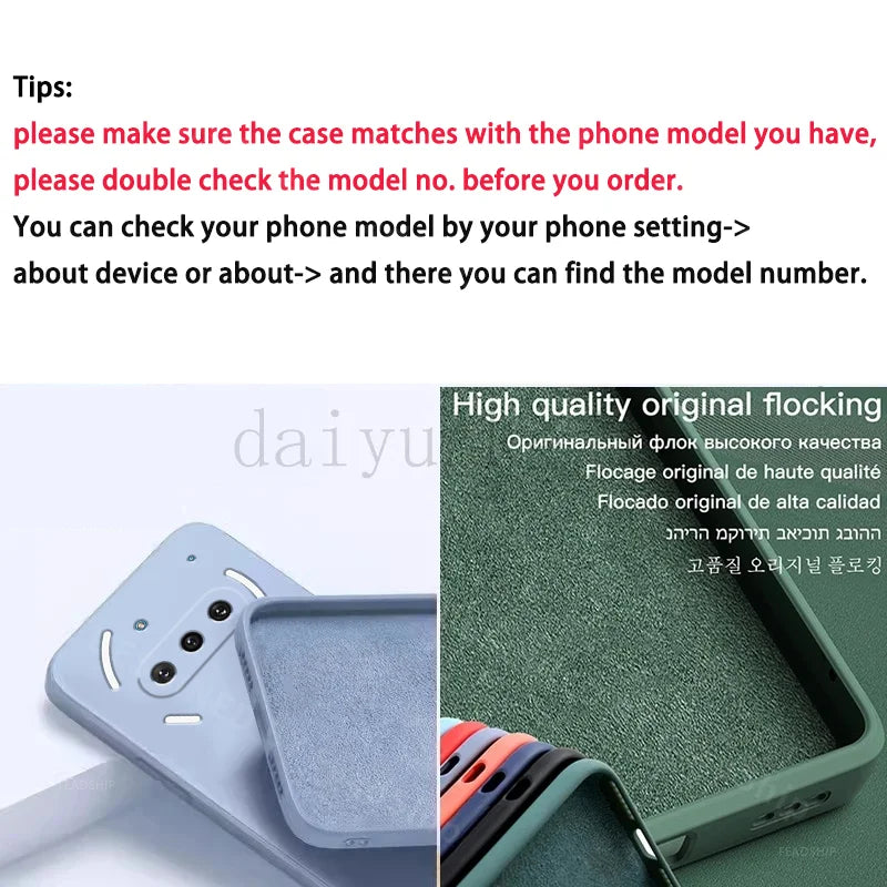 Liquid Silicone Case For Nothing Phone 3A Pro Phone Case Nothing 3A Phone Protective Soft Cover with Screen Film
