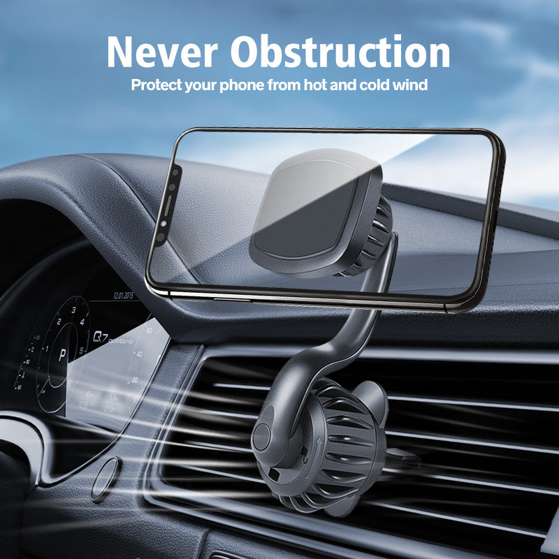 Car Bracket Car Phone Holder With Multifunctional 360 Degree Rotating Air Outlet Magnetic Buckle Type Car Phone Holders Stands