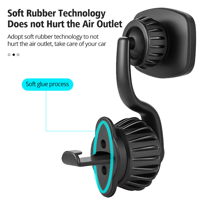 Car Bracket Car Phone Holder With Multifunctional 360 Degree Rotating Air Outlet Magnetic Buckle Type Car Phone Holders Stands