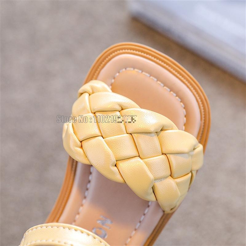Girls Summer Flat Sandals — Breathable, Soft Sole, Beach & Party Shoes