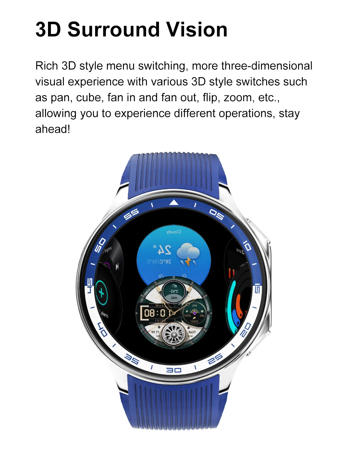 2025 New Smart Watch Bluetooth Call Watch Sleep Heart Rate Detection Smart Watches Blood Oxygen Monitor Activity Tracker Compass