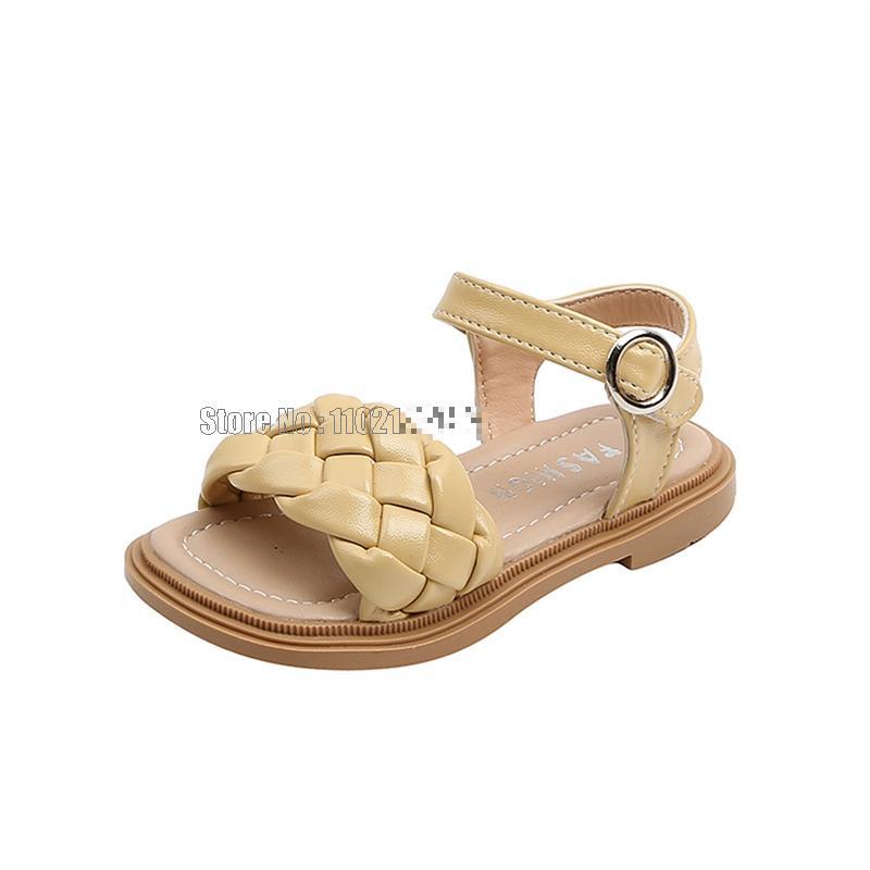 Girls Summer Flat Sandals — Breathable, Soft Sole, Beach & Party Shoes