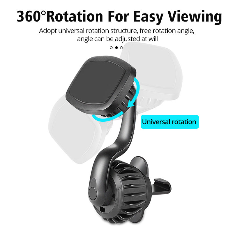 Car Bracket Car Phone Holder With Multifunctional 360 Degree Rotating Air Outlet Magnetic Buckle Type Car Phone Holders Stands
