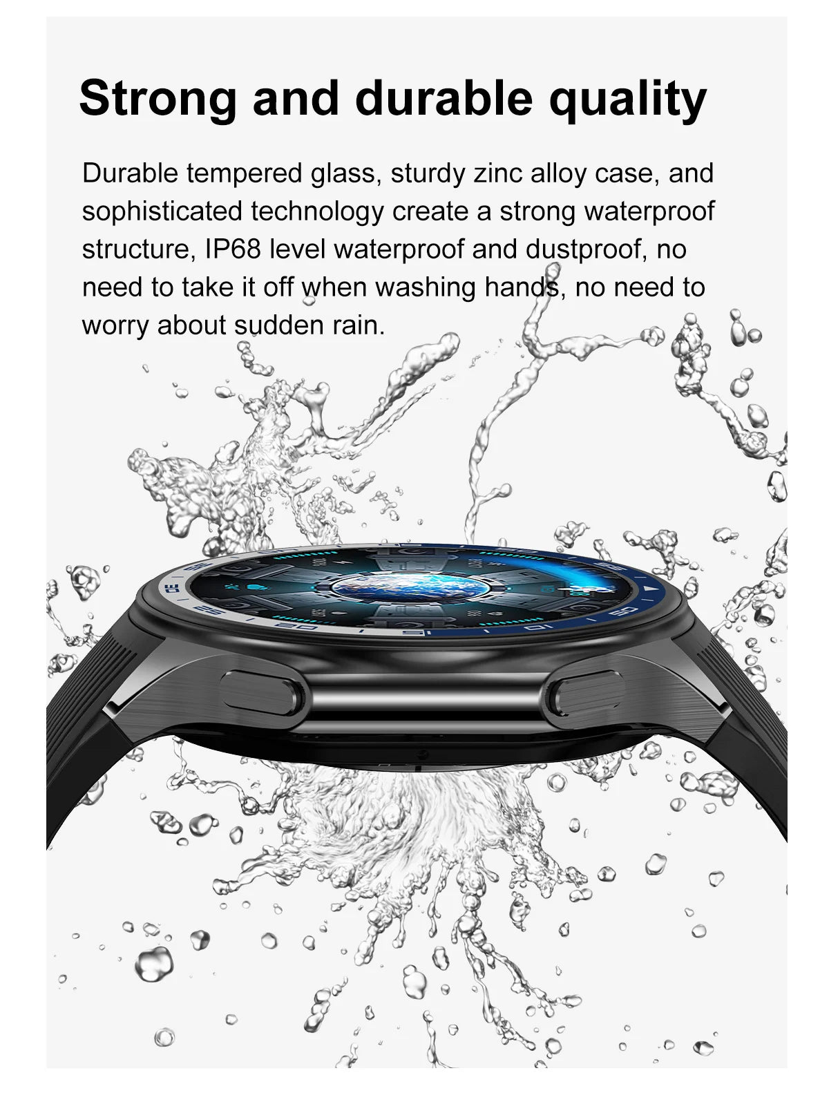 2025 New Smart Watch Bluetooth Call Watch Sleep Heart Rate Detection Smart Watches Blood Oxygen Monitor Activity Tracker Compass