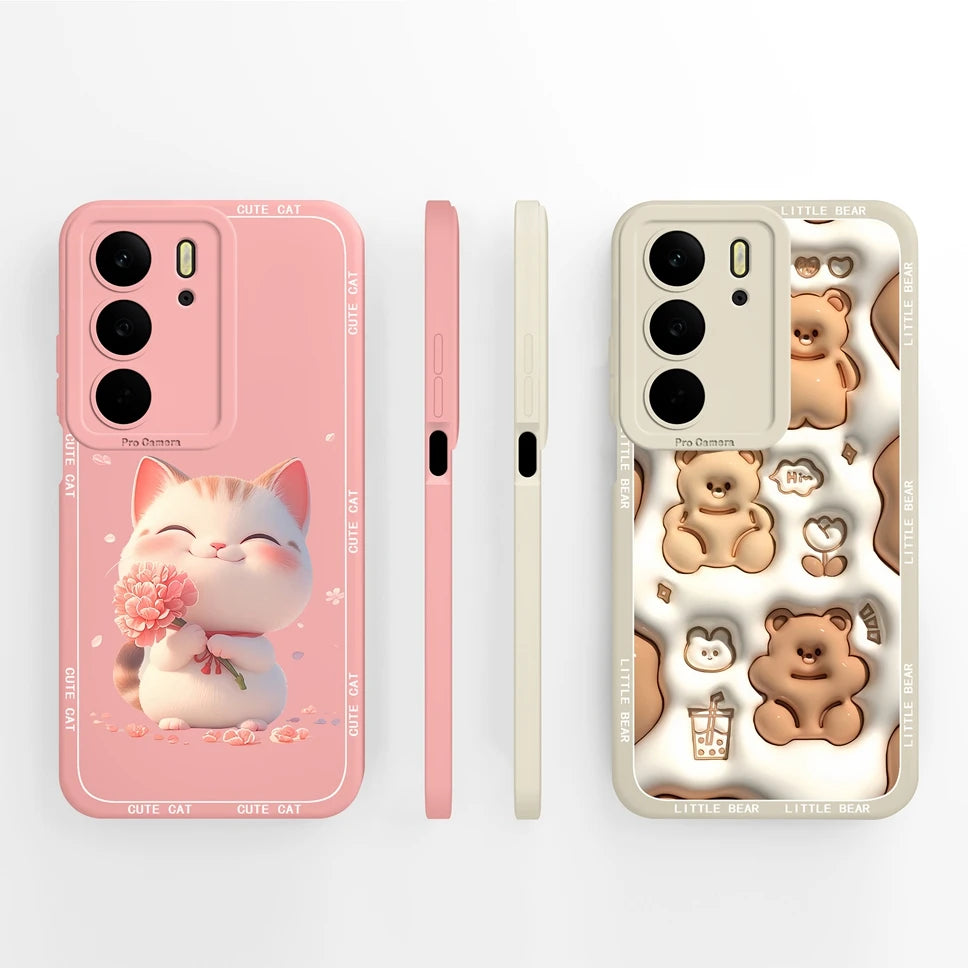 Phone Case For Realme C75 4G Creative Style Silicone Painted Anti Drop Protective Cover For Oppo RealmeC75 C 75 Fundas Capa
