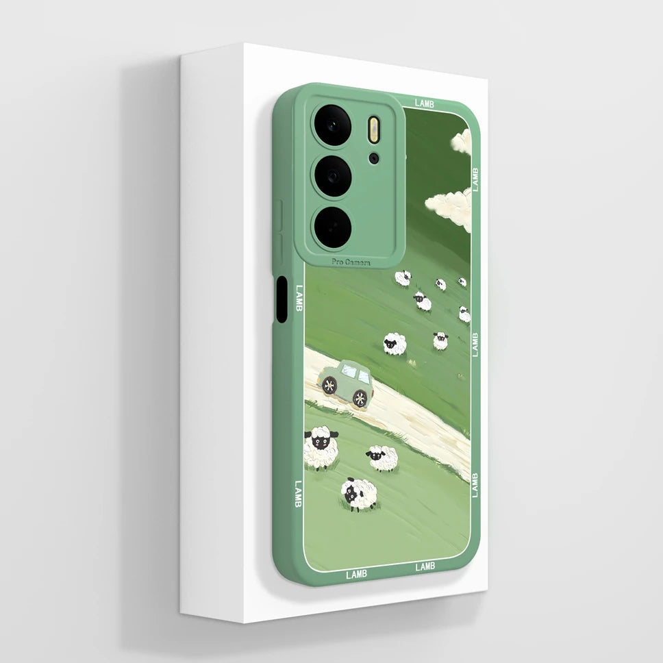 Phone Case For Realme C75 4G Creative Style Silicone Painted Anti Drop Protective Cover For Oppo RealmeC75 C 75 Fundas Capa