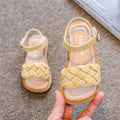 Girls Summer Flat Sandals Breathable Soft Sole Beach Shoes Princess Party