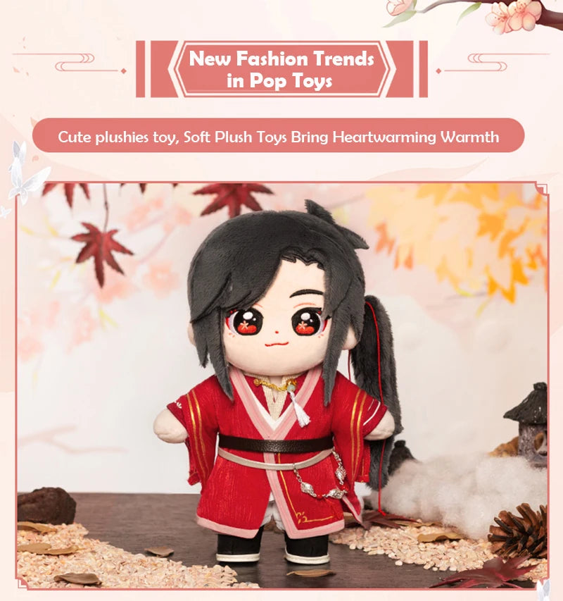 TGCF Plush Xie Lian And Hua Cheng 20cm Dress Up Toy Plush Doll