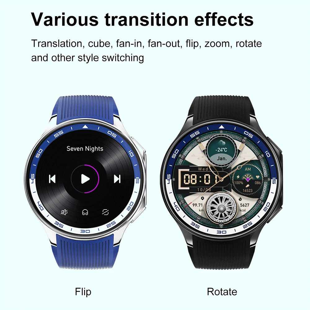 2025 New Smart Watch Bluetooth Call Watch Sleep Heart Rate Detection Smart Watches Blood Oxygen Monitor Activity Tracker Compass