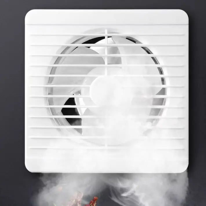 220V White Wall Mounted Exhaust Fan 4 6 8 Inch Toilet Bathroom Kitchen