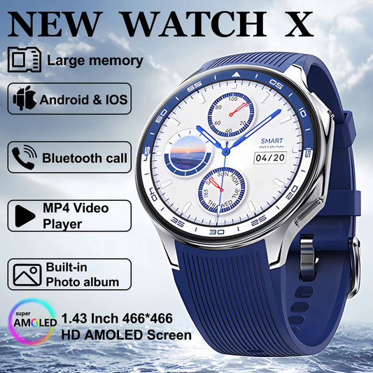 2025 New Smart Watch Bluetooth Call Watch Sleep Heart Rate Detection Smart Watches Blood Oxygen Monitor Activity Tracker Compass
