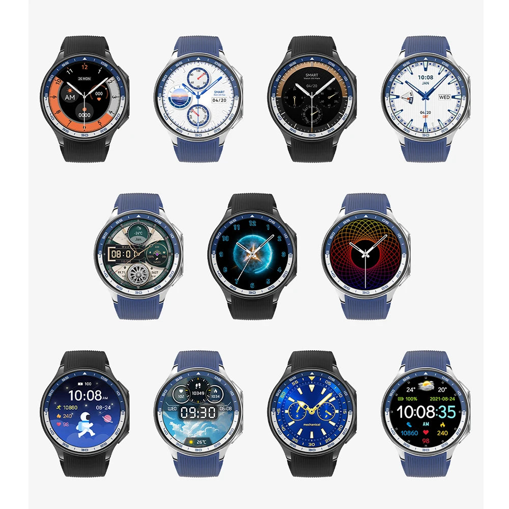 2025 New Smart Watch Bluetooth Call Watch Sleep Heart Rate Detection Smart Watches Blood Oxygen Monitor Activity Tracker Compass