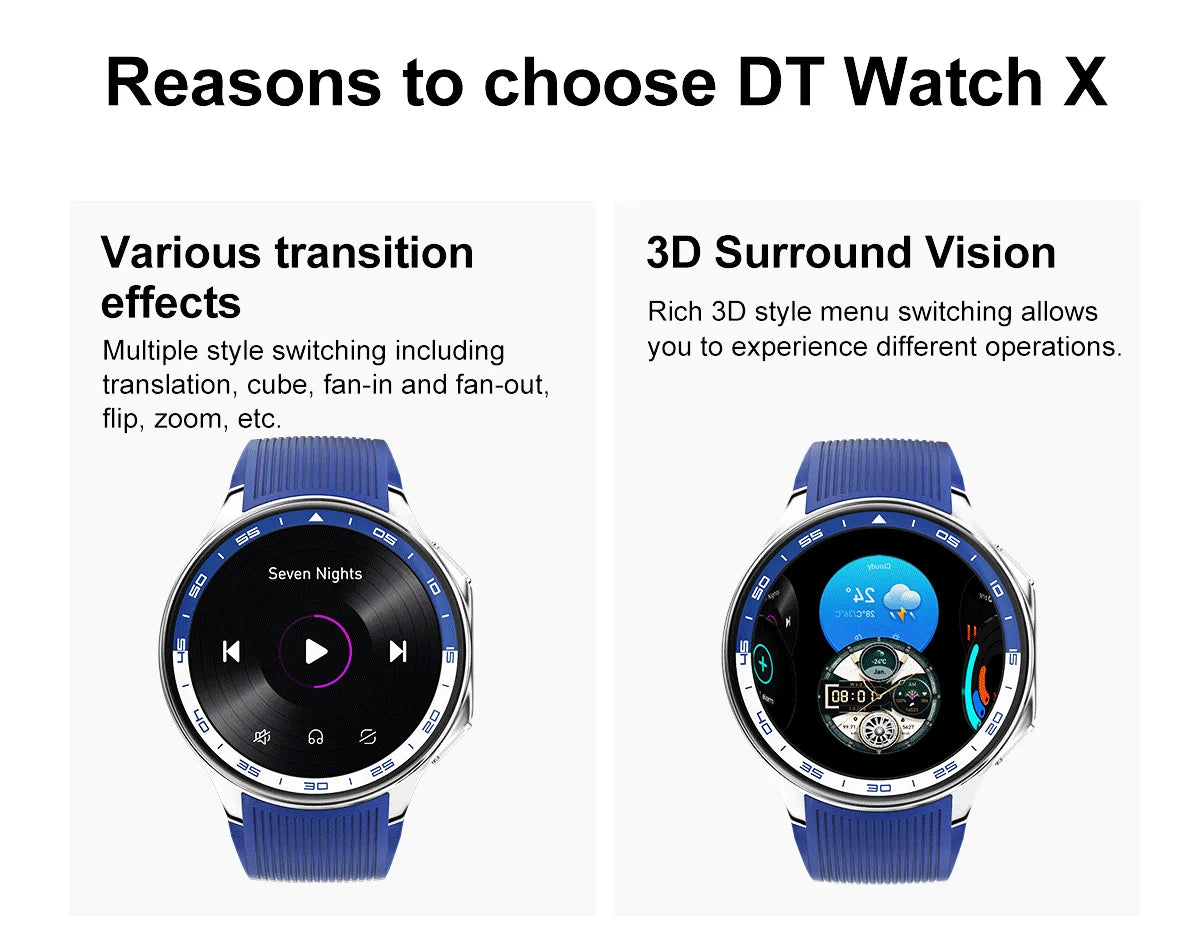 2025 New Smart Watch Bluetooth Call Watch Sleep Heart Rate Detection Smart Watches Blood Oxygen Monitor Activity Tracker Compass