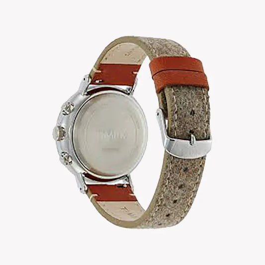 Timex Unisex Tan Fabric Watch, White Dial | Tw2r62000