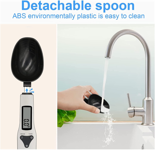Kitchen Digital Measuring Spoon And Food Scale With LCD Display