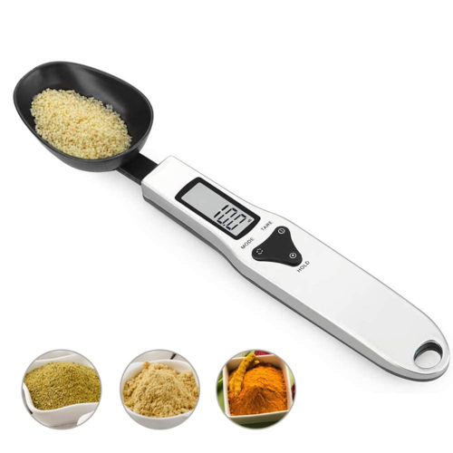 Kitchen Digital Measuring Spoon And Food Scale With LCD Display